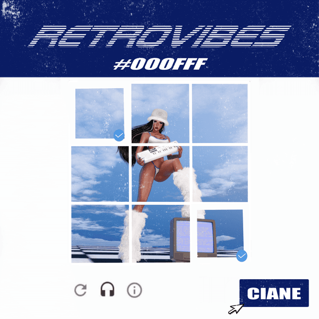 .RETROVIBES #000FFF